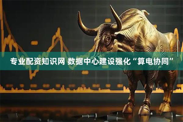专业配资知识网 数据中心建设强化“算电协同”
